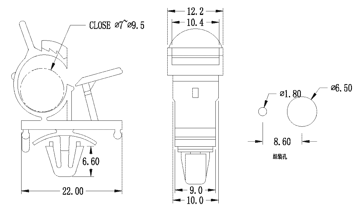 旋鈕|一體化卡塊|旋鈕鋁制|開關|按鍵|PEEK螺絲|PEI螺絲
